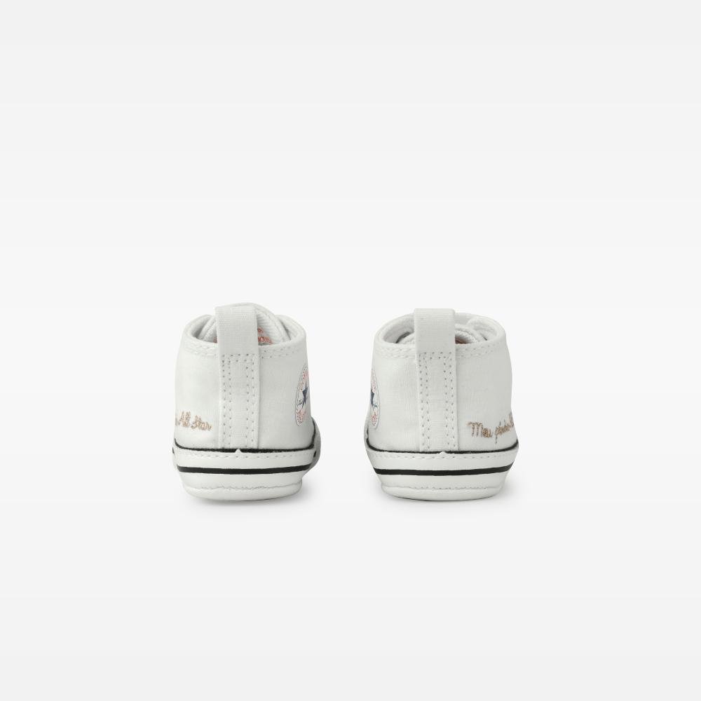 Tênis Bebê Chuck Taylor My First All Star Branco Branco 7