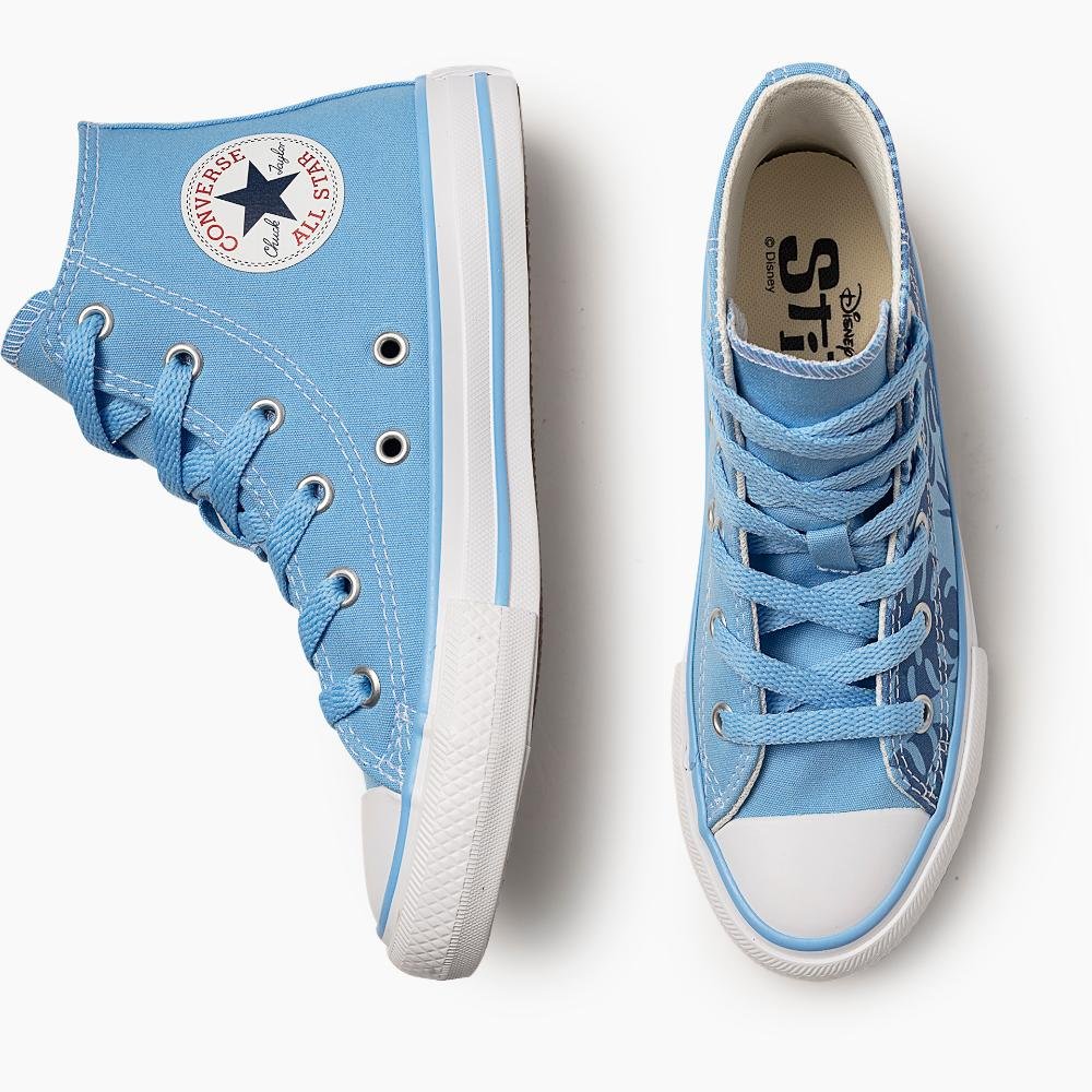 Tênis Juvenil Chuck Taylor All Star Disney Stitch Alto Azul Azul 4