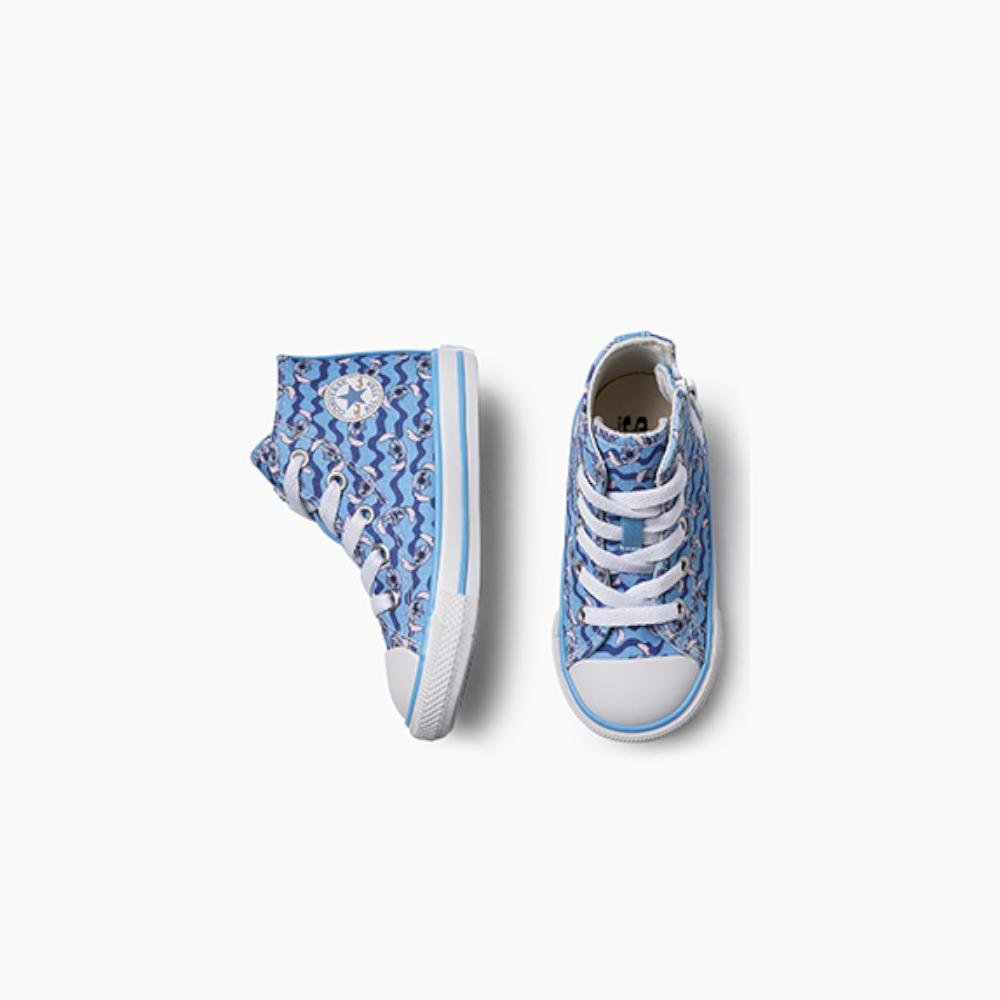 Tênis Criança Chuck Taylor All Star Stitch Side Zip Azul Azul 2