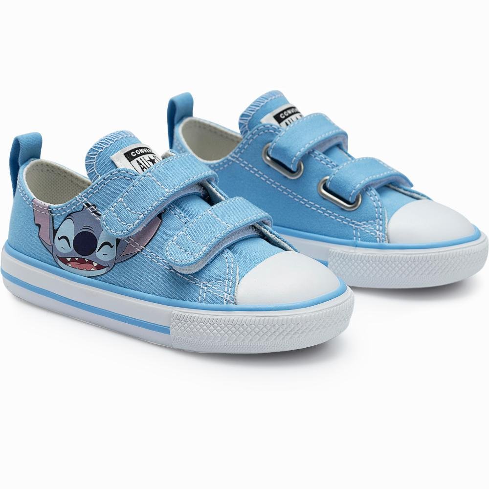 Tênis Criança Chuck Taylor All Star Disney Stitch 2v Azul Azul 4