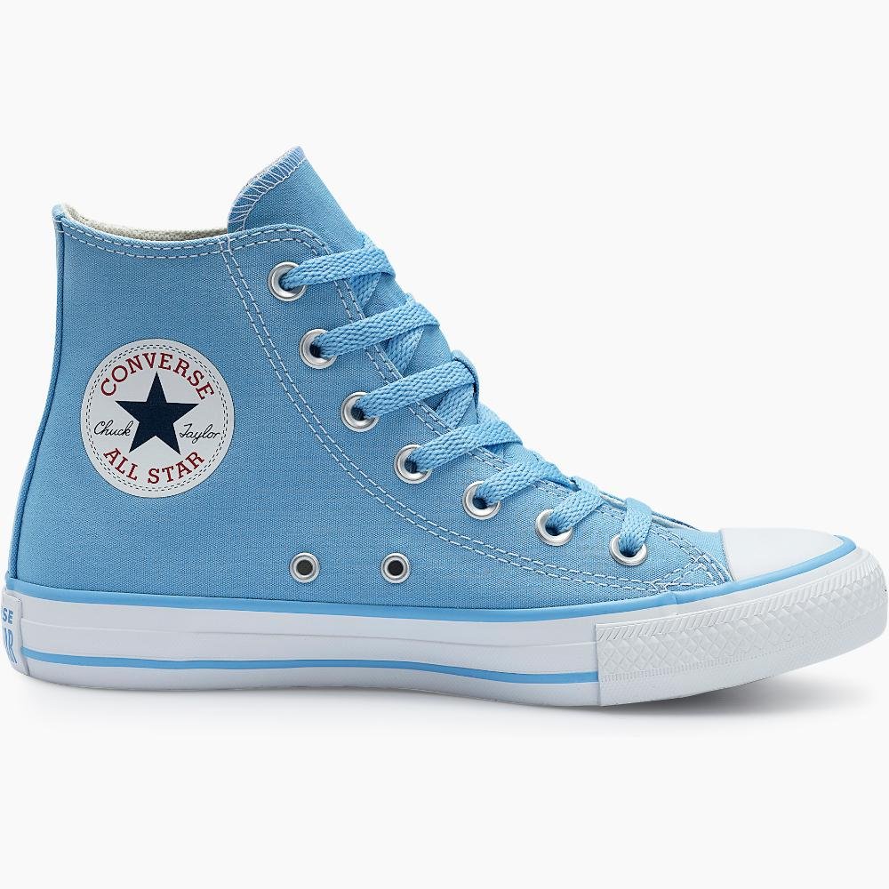 Tênis Juvenil Chuck Taylor All Star Disney Stitch Alto Azul Azul 6