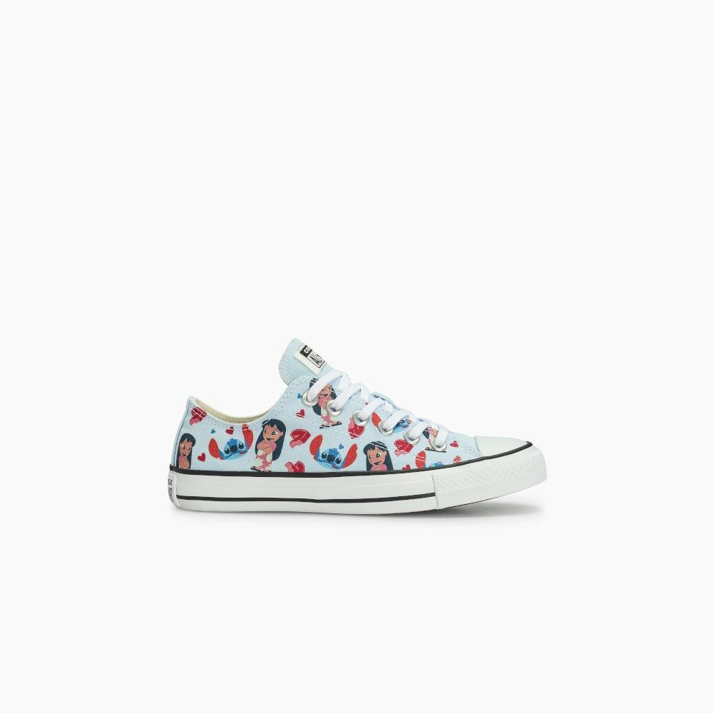 Tênis Juvenil Chuck Taylor All Star Stitch 2 Cano Baixo Azul