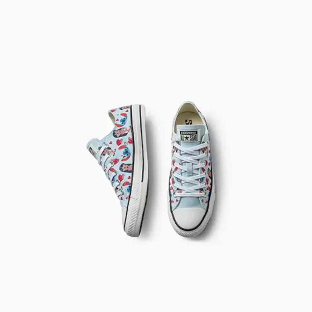 Tênis Juvenil Chuck Taylor All Star Stitch 2 Cano Baixo Azul Azul 3