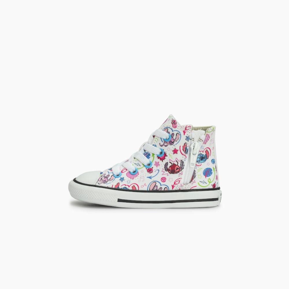 Tênis Criança Chuck Taylor All Star Stitch 2 Side Zip Branco Branco 5