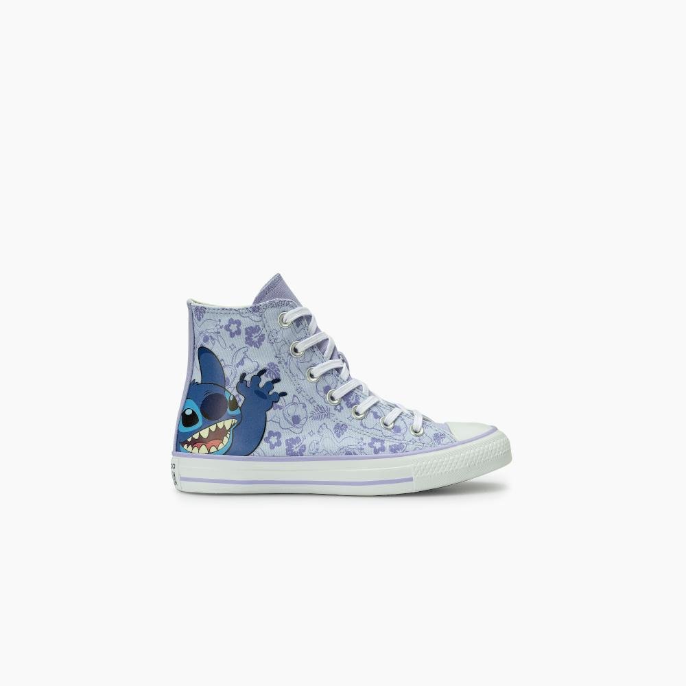 Tênis Juvenil Chuck Taylor All Star Stitch 2 Cano Alto Azul