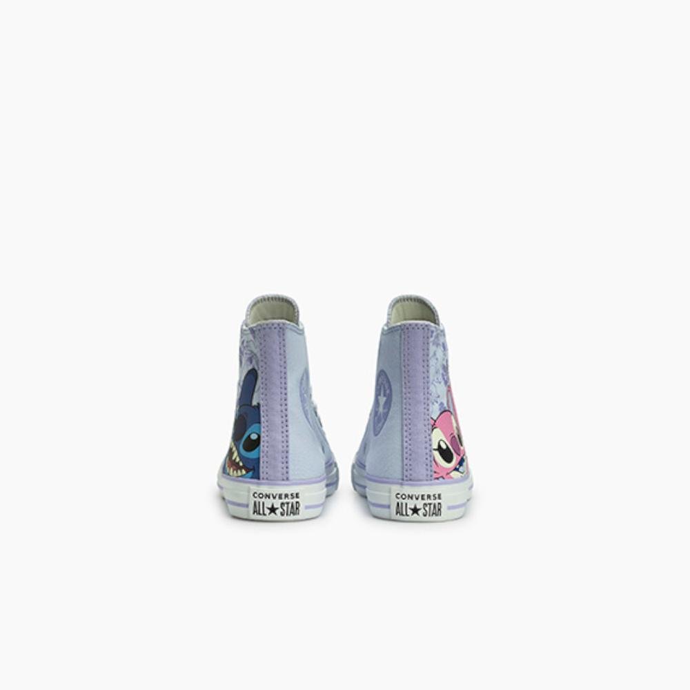 Tênis Juvenil Chuck Taylor All Star Stitch 2 Cano Alto Azul Azul 6