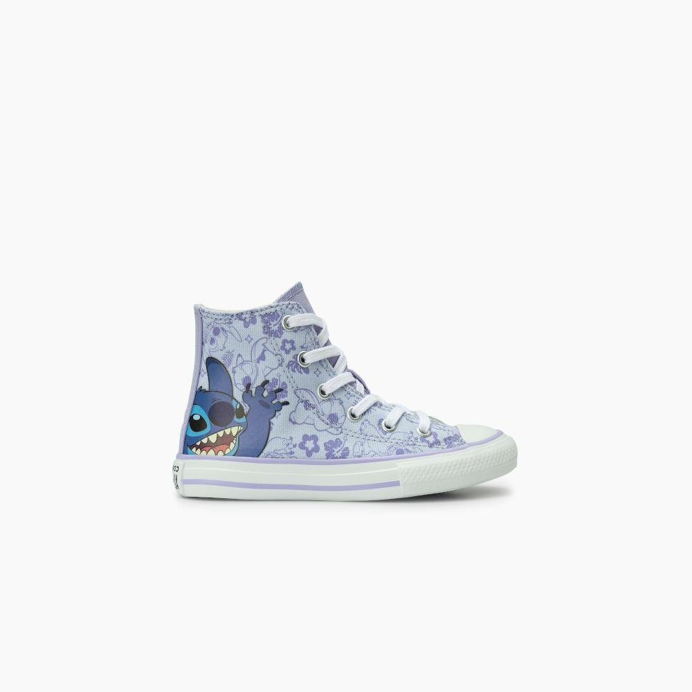 Tênis Juvenil Chuck Taylor All Star Stitch 2 Cano Alto Azul