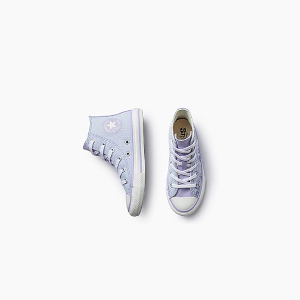 Tênis Juvenil Chuck Taylor All Star Stitch 2 Cano Alto Azul Azul 2