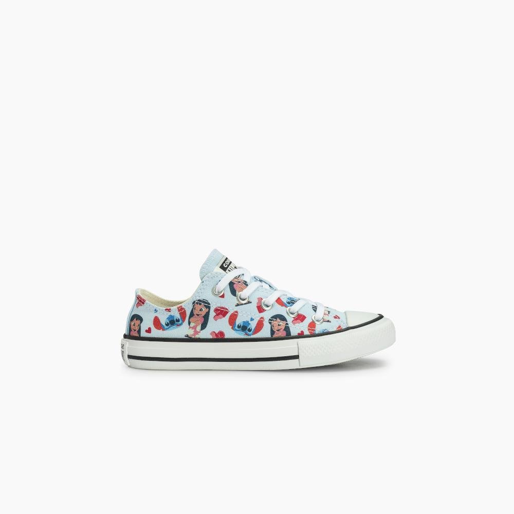 Tênis Juvenil Chuck Taylor All Star Stitch 2 Cano Baixo Azul