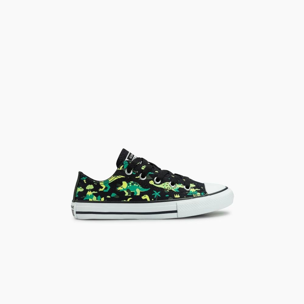 Tênis Juvenil Chuck Taylor All Star Dino Cano Baixo Preto