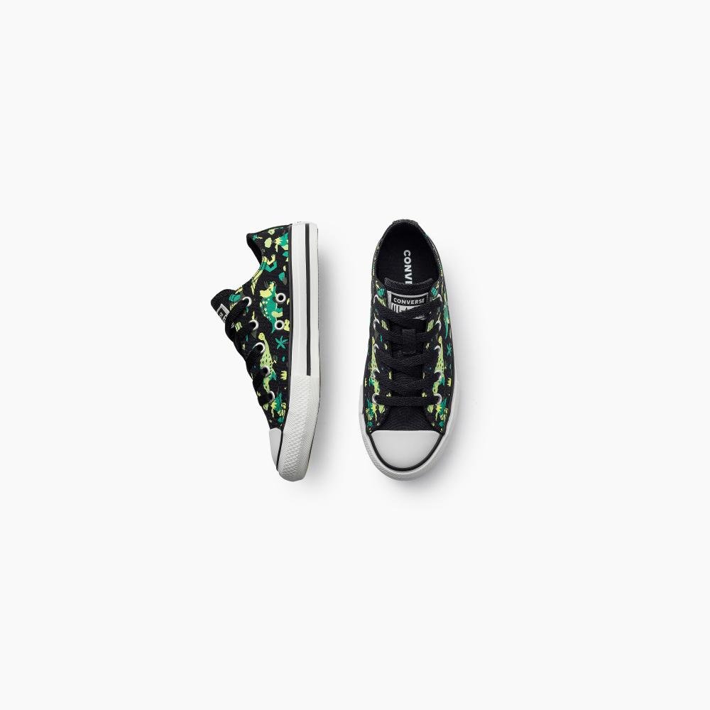 Tênis Juvenil Chuck Taylor All Star Dino Cano Baixo Preto Preto 4