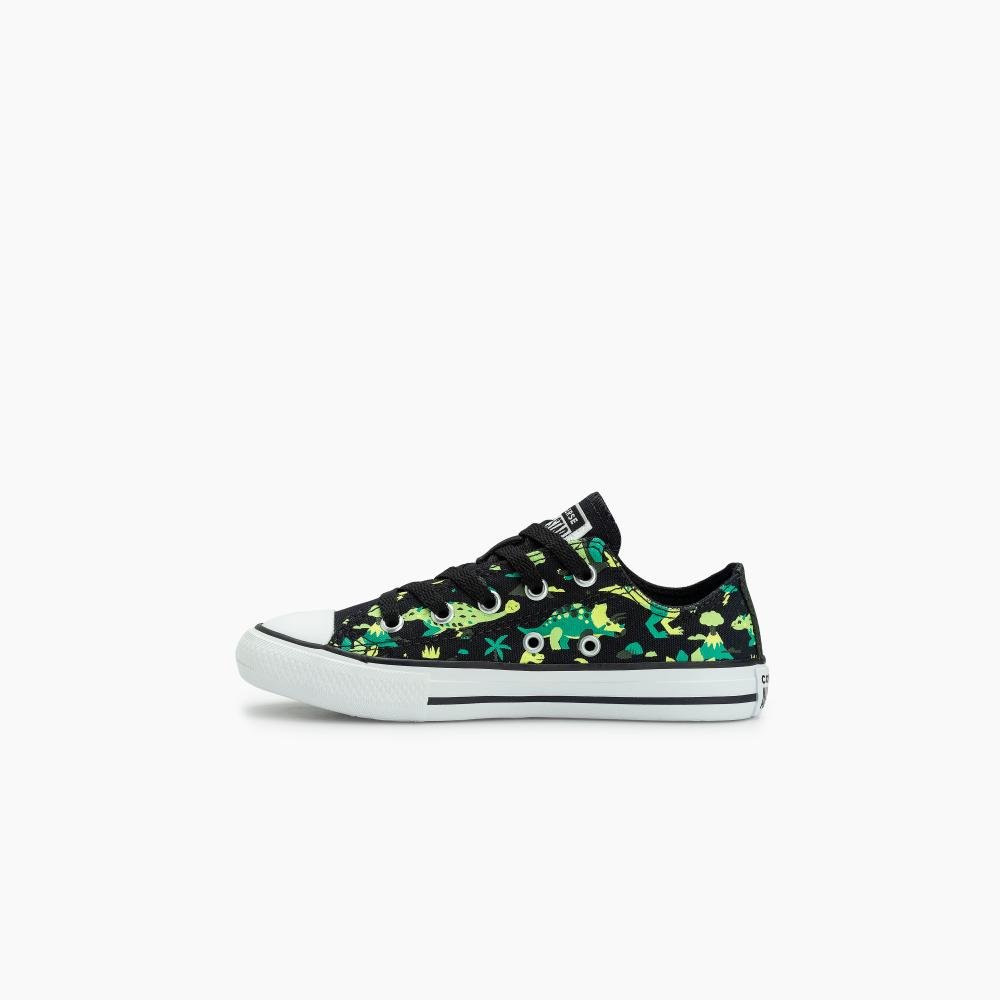 Tênis Juvenil Chuck Taylor All Star Dino Cano Baixo Preto Preto 5