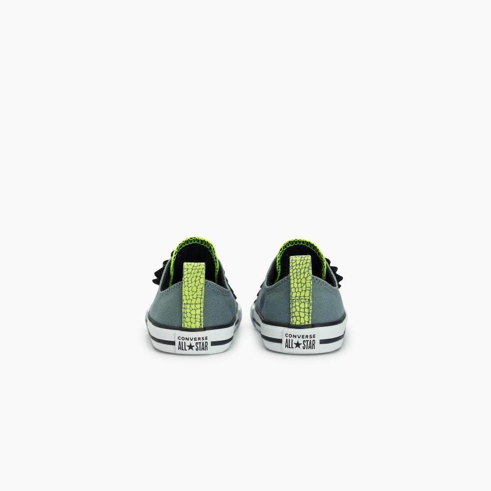 Tênis Criança Chuck Taylor All Star Easy Strap Dino Cinza Cinza Esverdeado 7