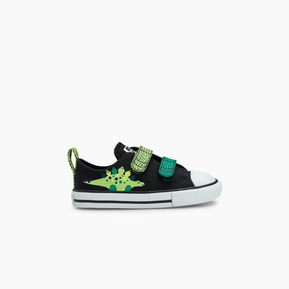 Tênis Criança Chuck Taylor All Star Dino Baixo Preto