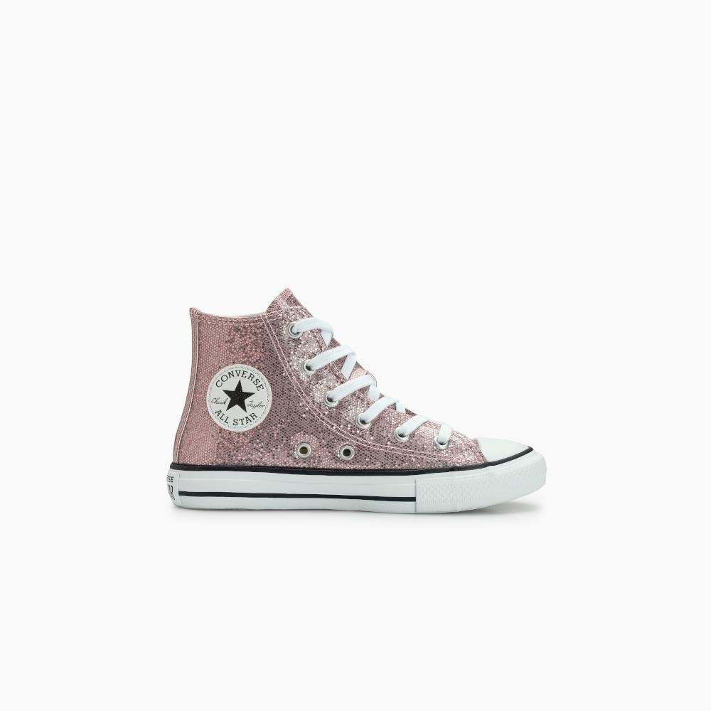Tênis Juvenil Chuck Taylor All Star Pizza Planet Alto Preto Preto