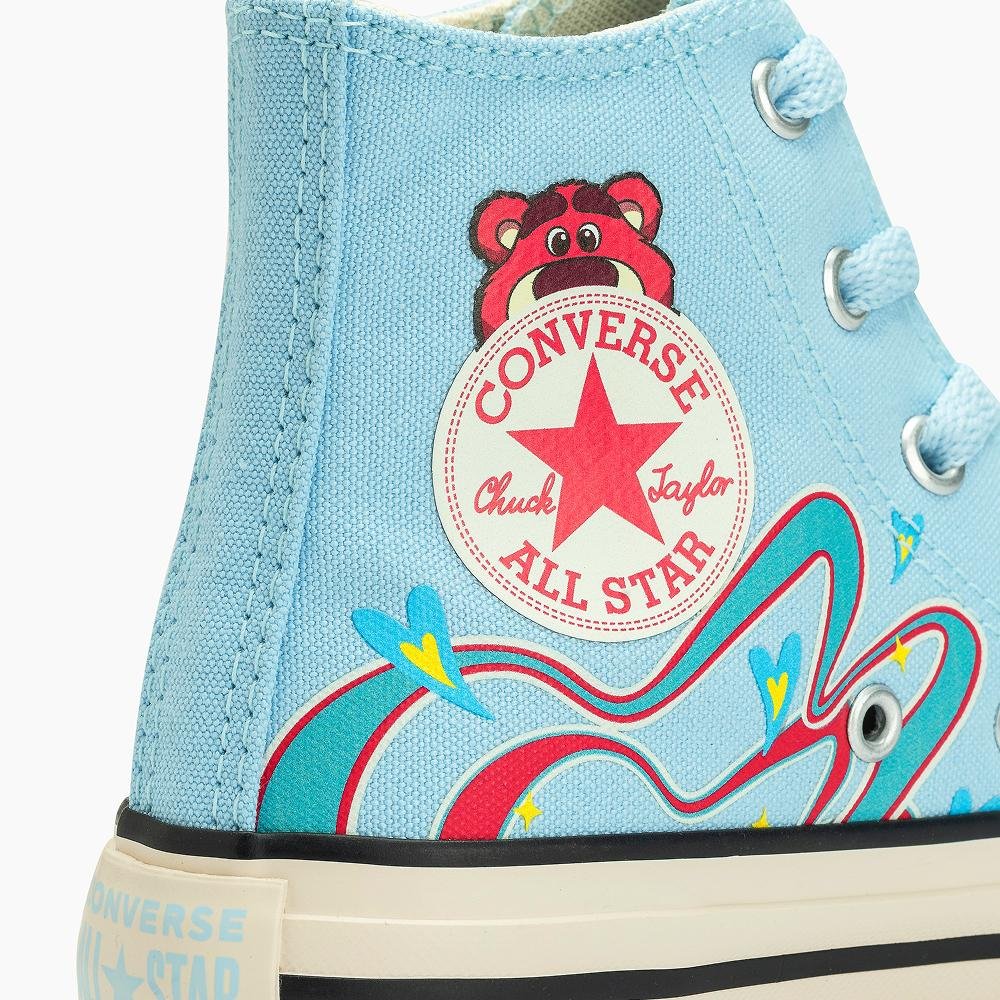 Tênis Juvenil Chuck Taylor All Star Urso Lotso Alto Azul Azul 2