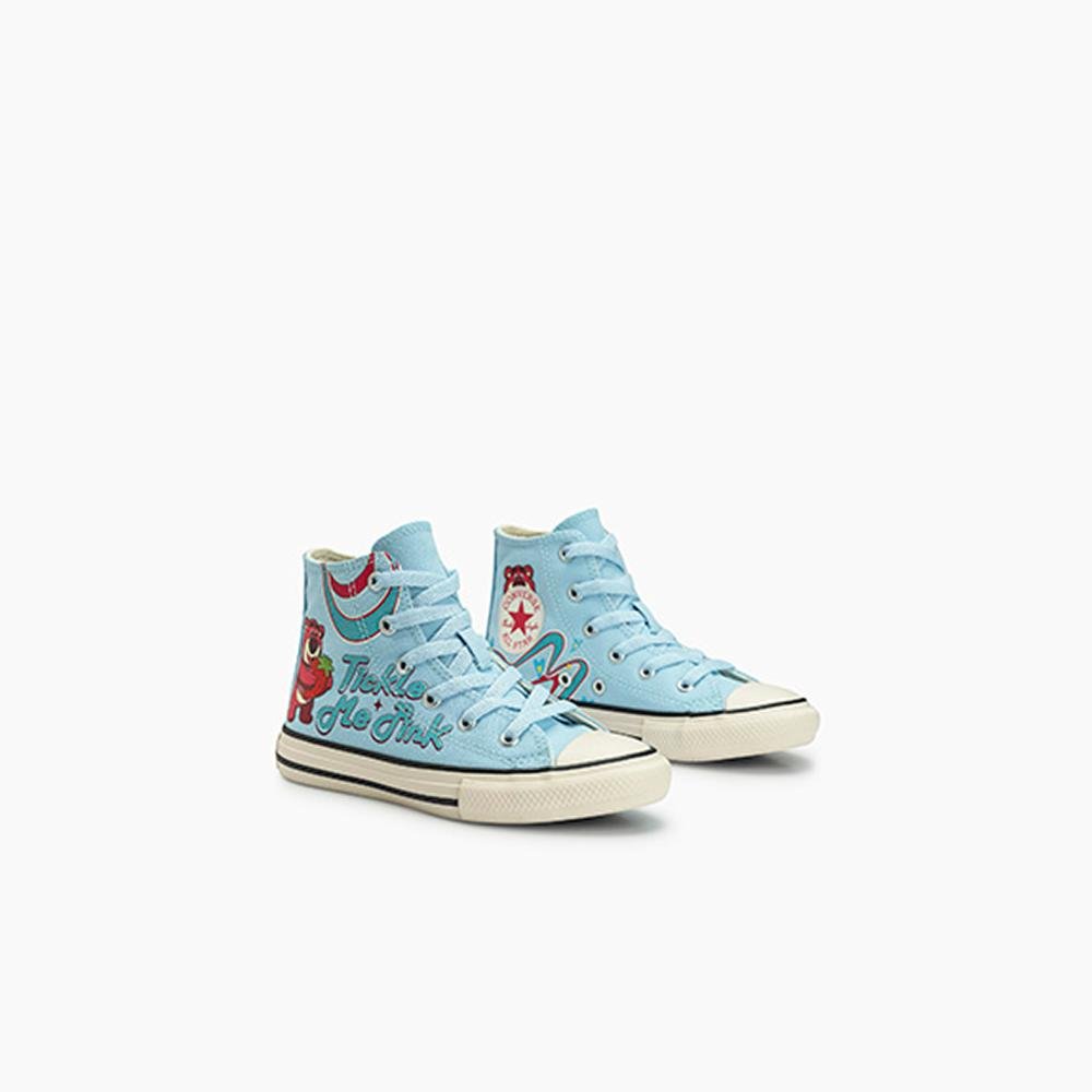 Tênis Juvenil Chuck Taylor All Star Urso Lotso Alto Azul Azul 4