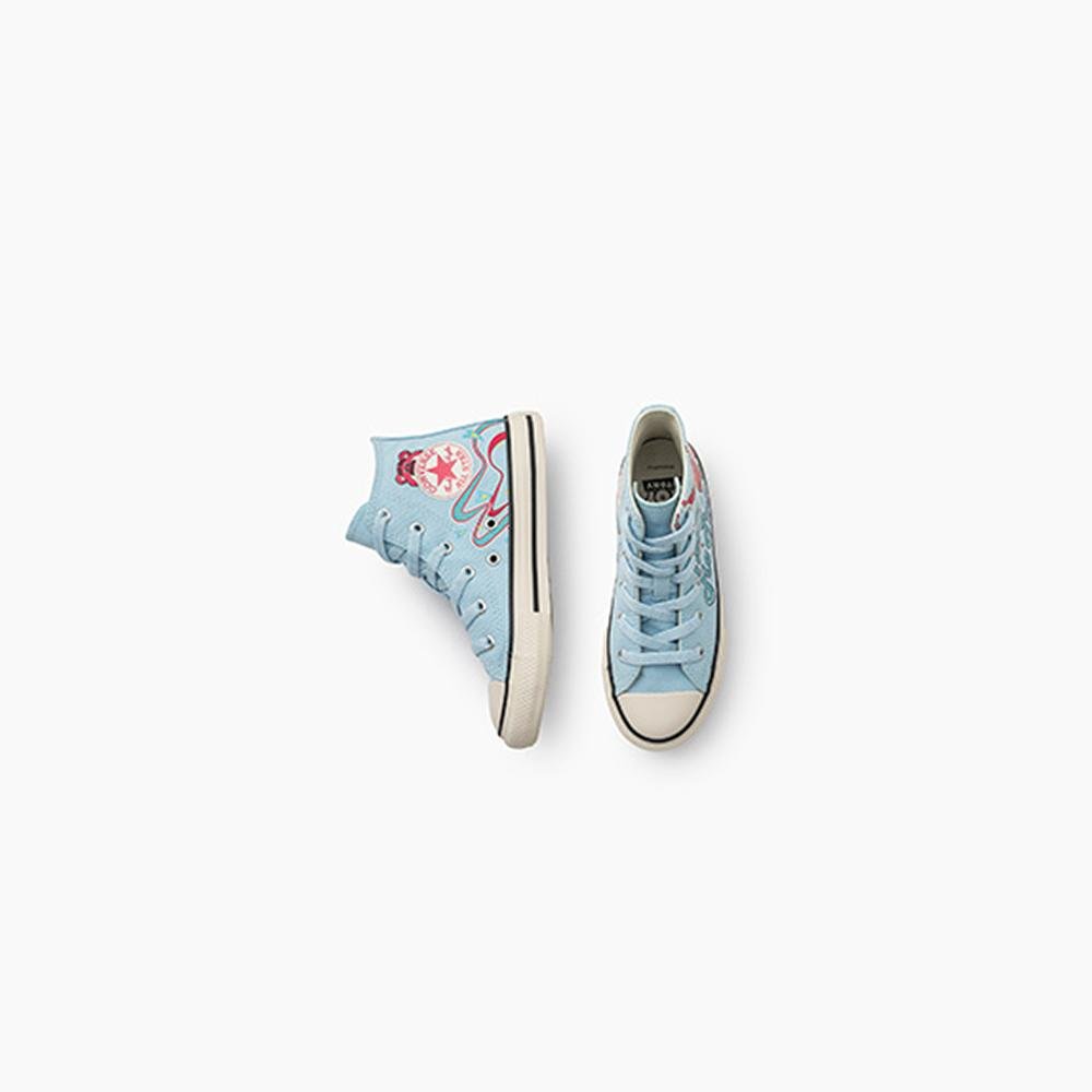 Tênis Juvenil Chuck Taylor All Star Urso Lotso Alto Azul Azul 5