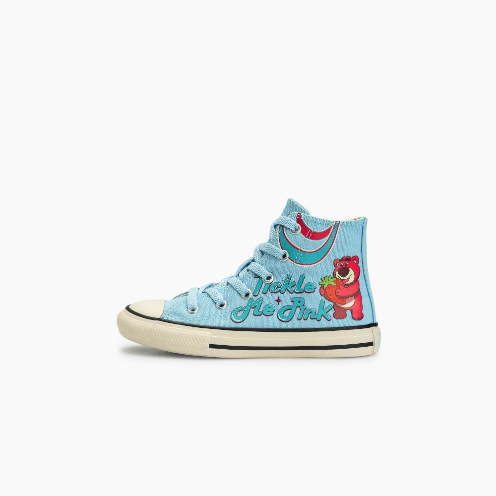 Tênis Juvenil Chuck Taylor All Star Urso Lotso Alto Azul Azul 6