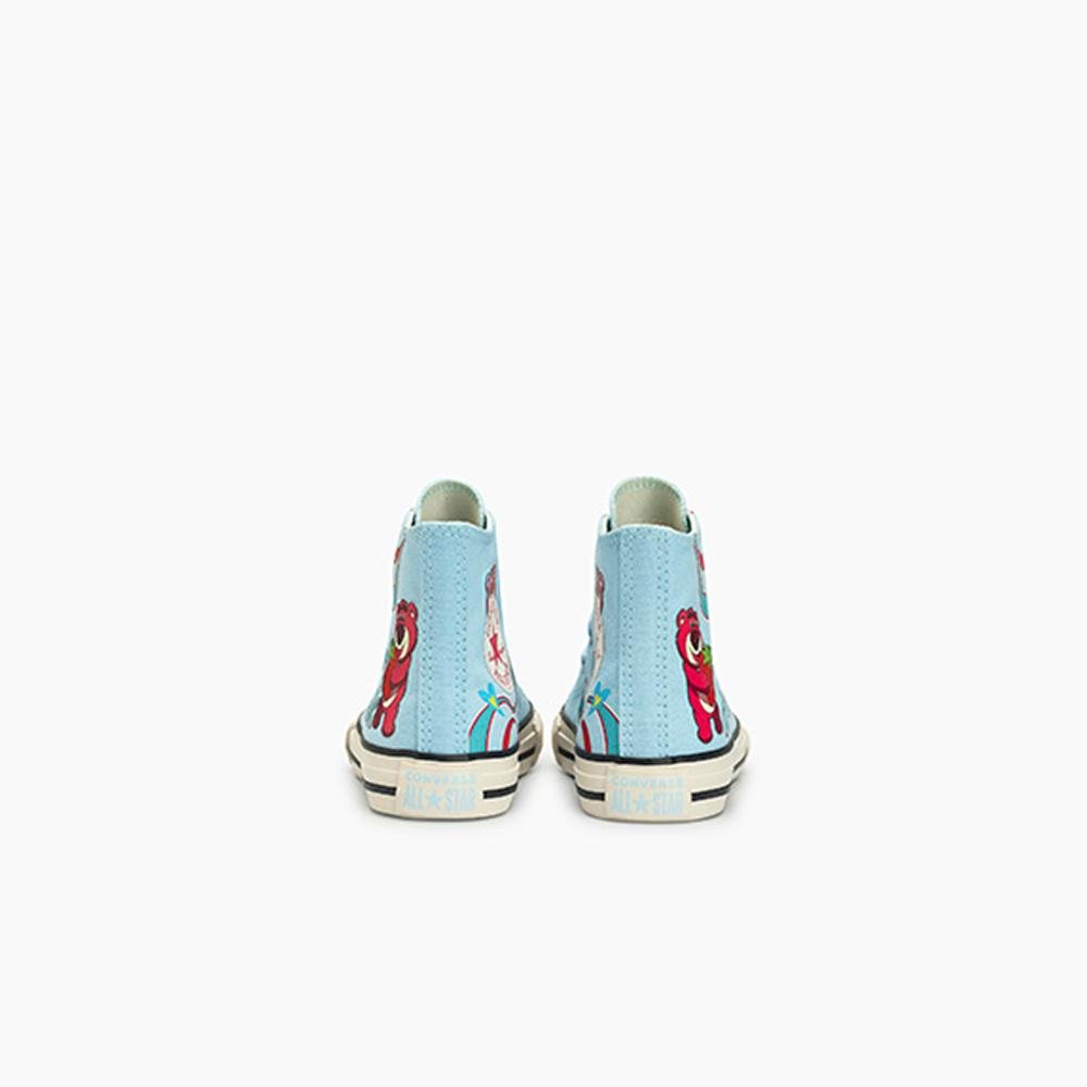 Tênis Juvenil Chuck Taylor All Star Urso Lotso Alto Azul Azul 8