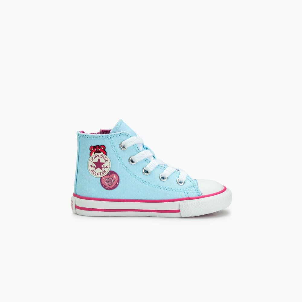 Tênis Criança Chuck Taylor All Star Urso Lotso Alto Azul