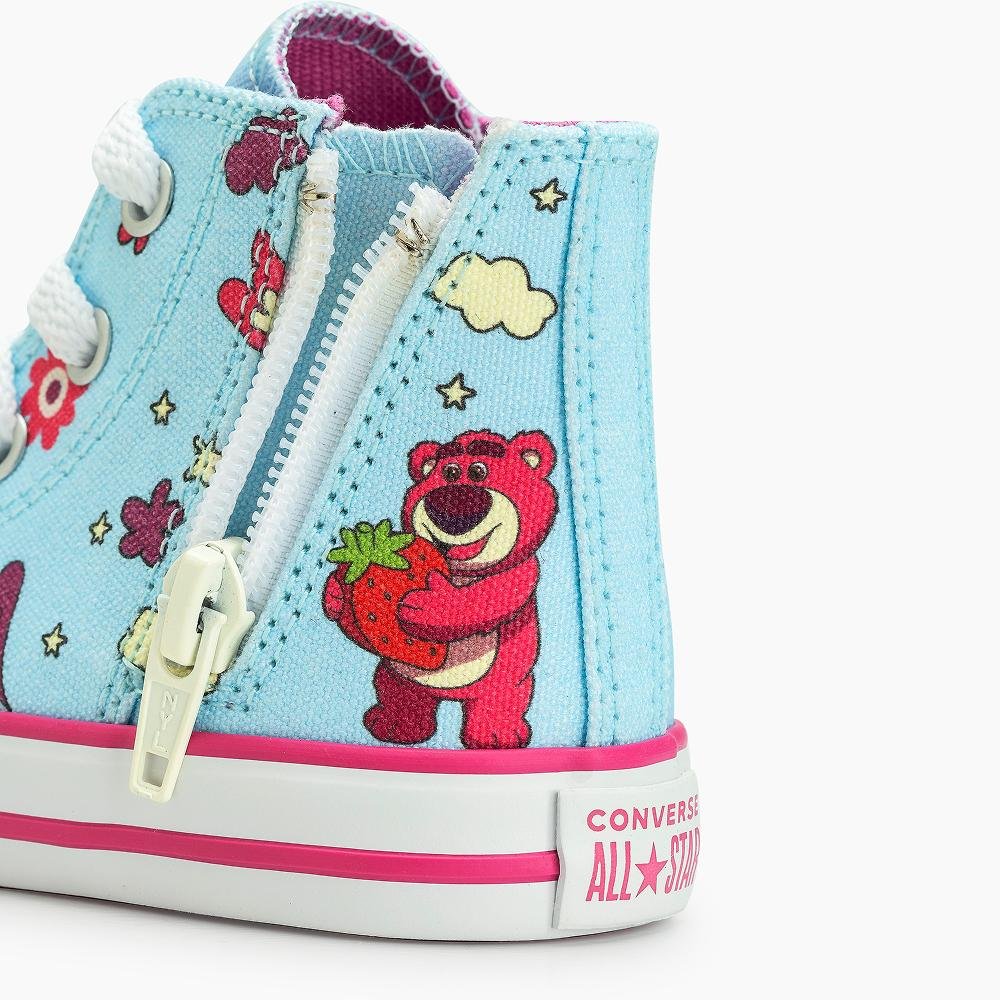 Tênis Criança Chuck Taylor All Star Urso Lotso Alto Azul Azul 2