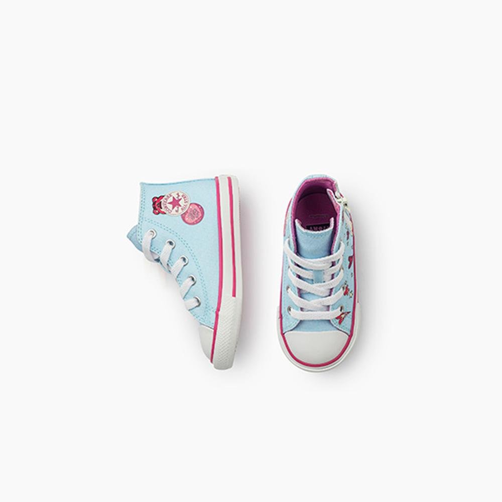 Tênis Criança Chuck Taylor All Star Urso Lotso Alto Azul Azul 5