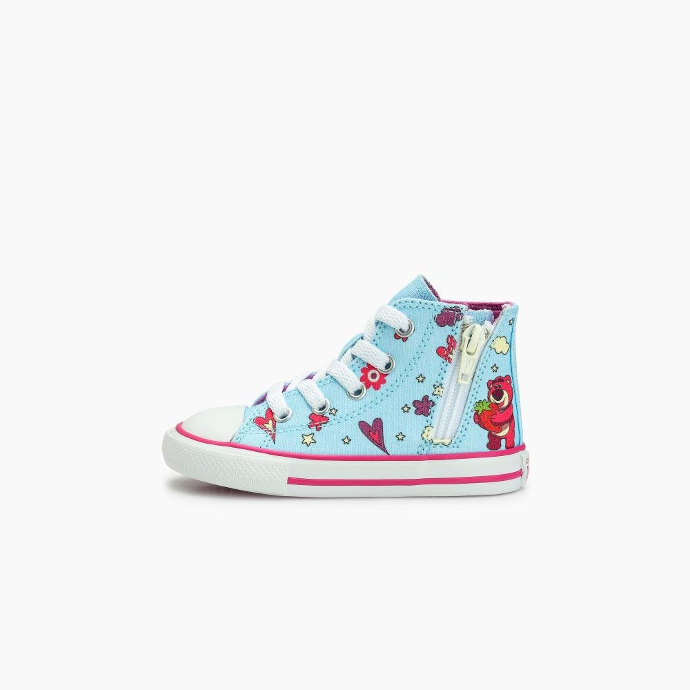 Tênis Criança Chuck Taylor All Star Urso Lotso Alto Azul Azul 6