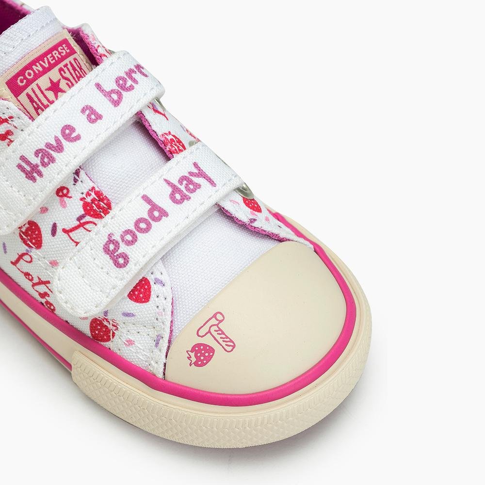 Tênis Criança Chuck Taylor All Star Urso Lotso Baixo Branco Branco 4