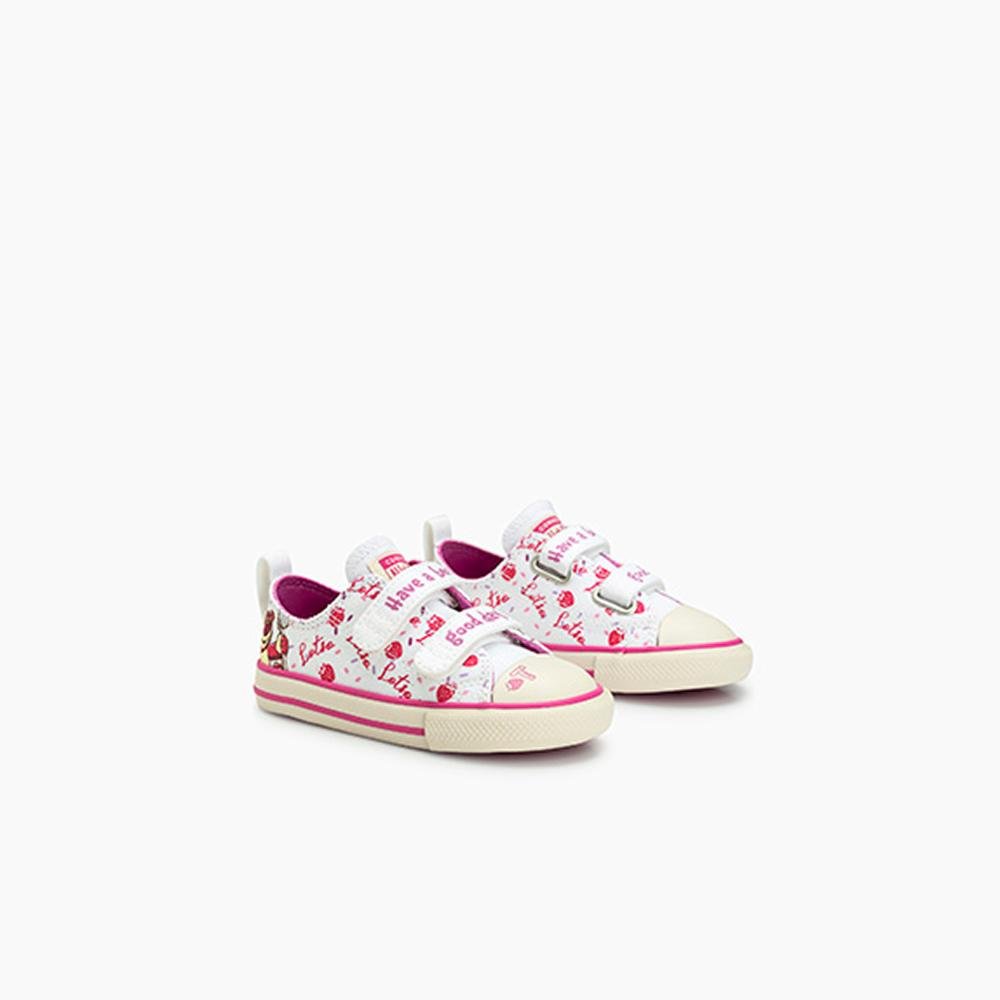 Tênis Criança Chuck Taylor All Star Urso Lotso Baixo Branco Branco 6