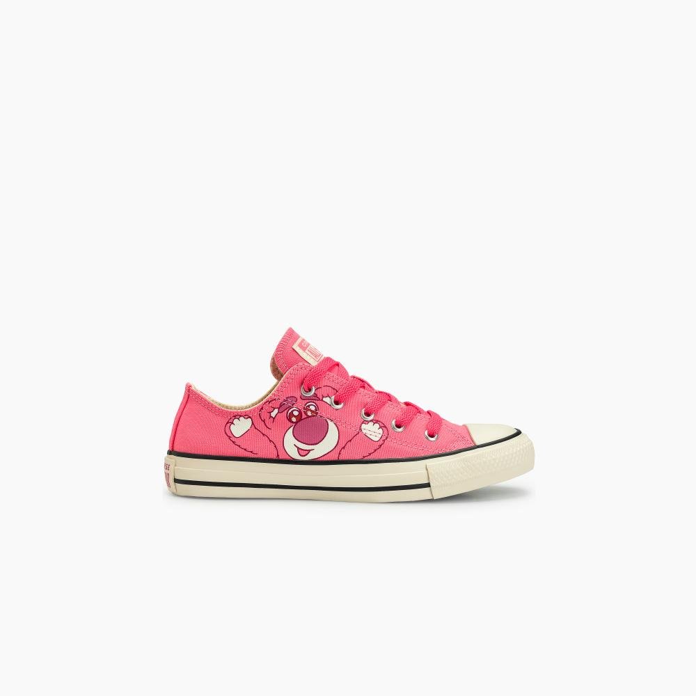 Tênis Chuck Taylor All Star Disney Urso Lotso Baixo Rosa