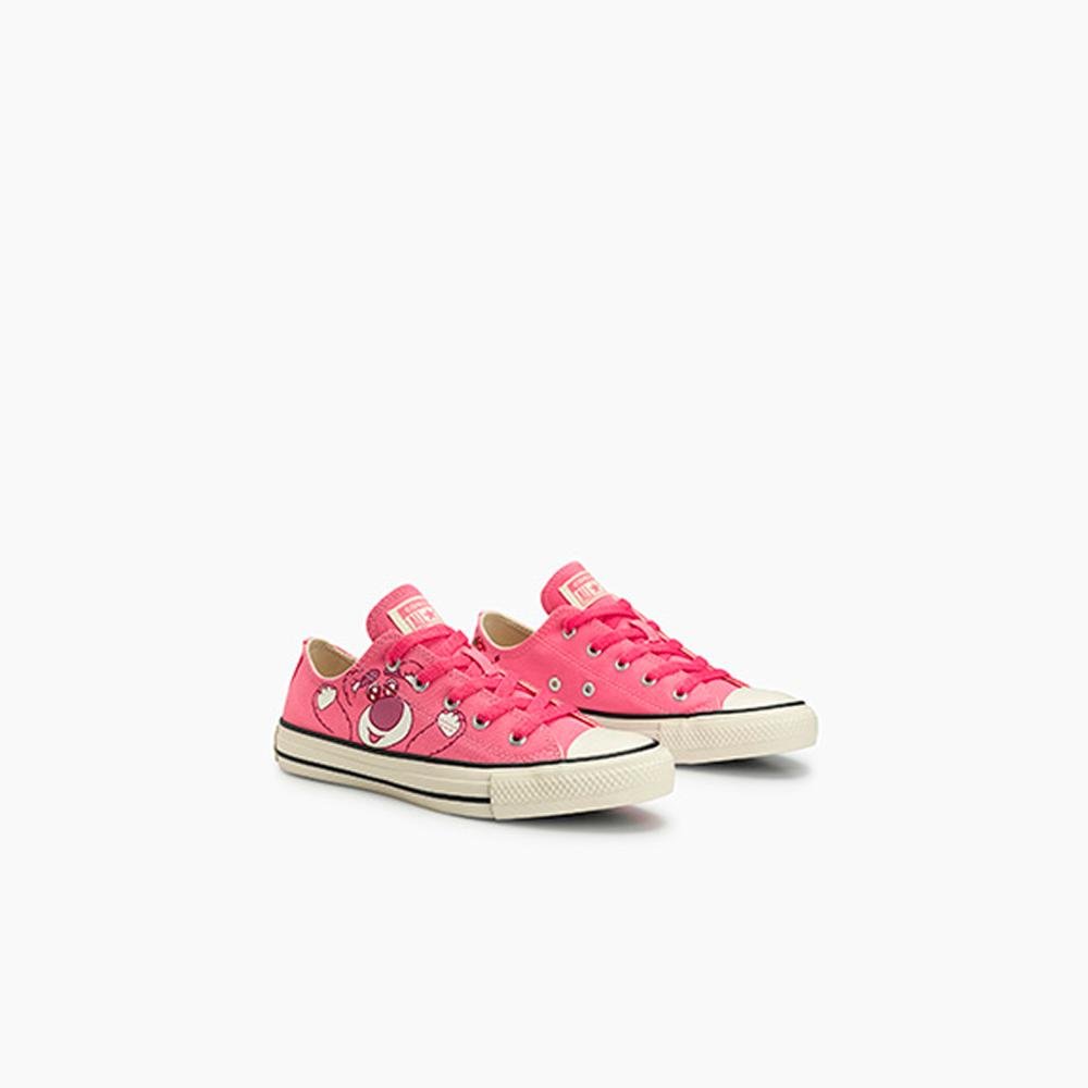 Tênis Chuck Taylor All Star Disney Urso Lotso Baixo Rosa Rosa 6