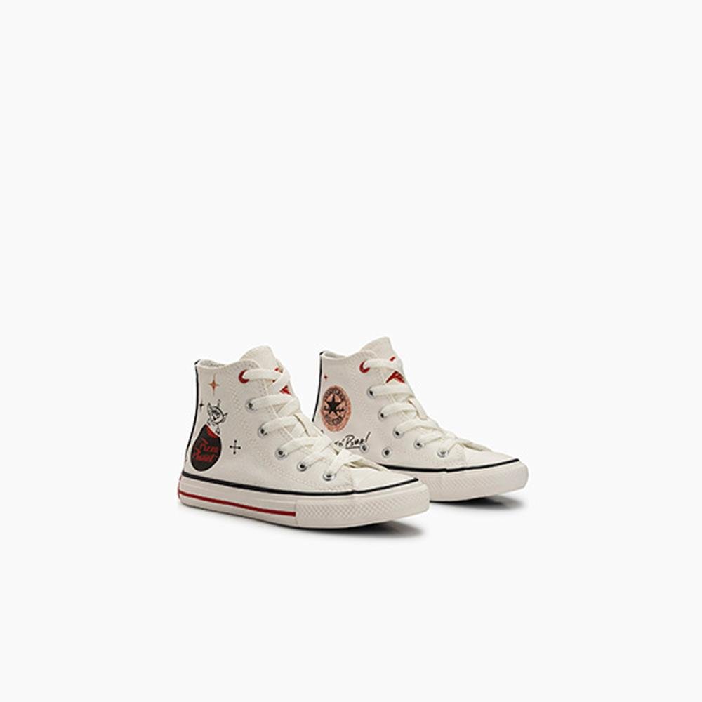 Tênis Juvenil Chuck Taylor All Star Pizza Planet Alto Bege Bege 2