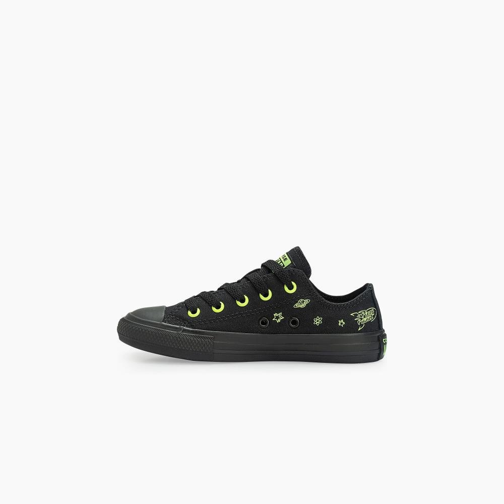 Tênis Juvenil Chuck Taylor All Star Pizza Planet Baixo Preto Preto 4