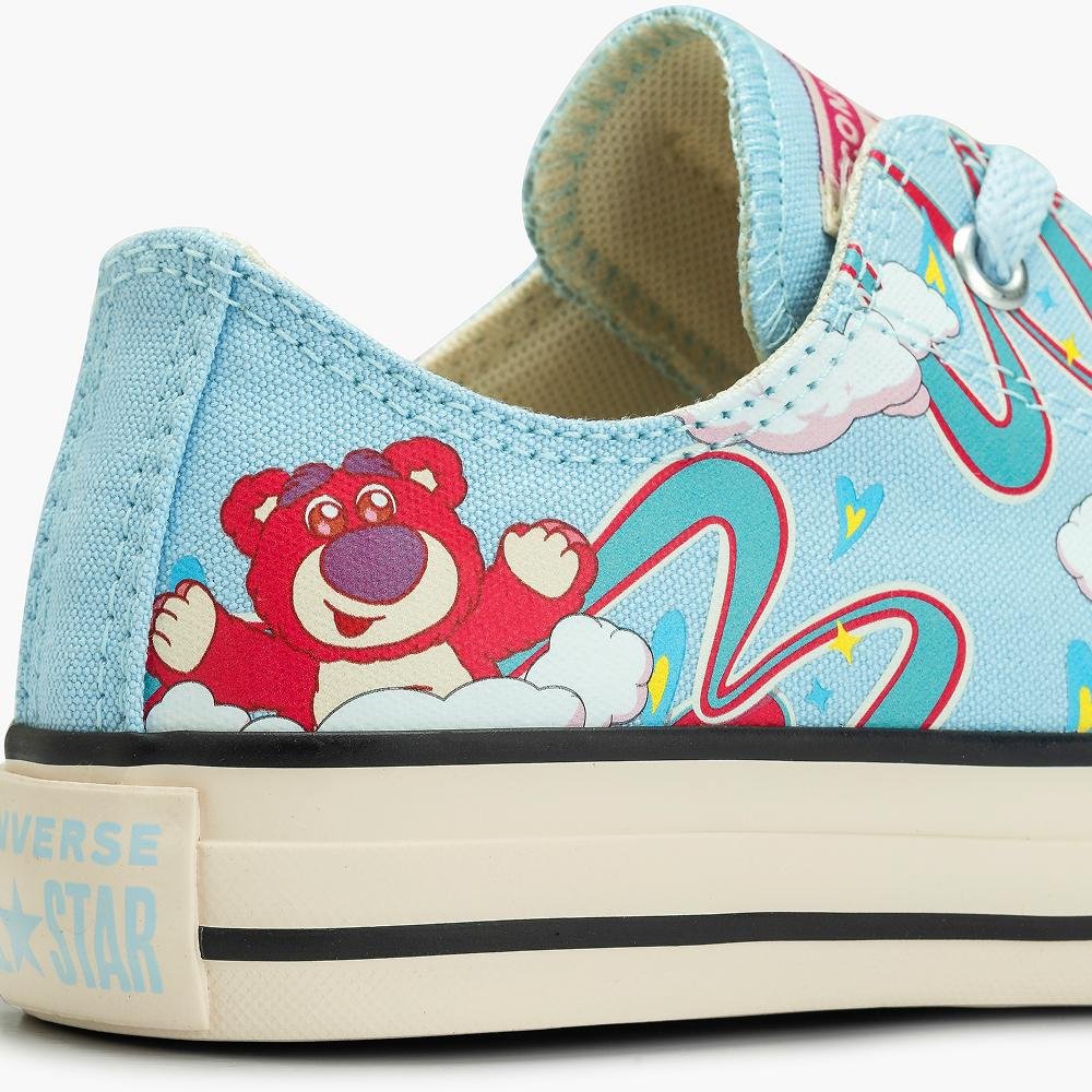 Tênis Chuck Taylor All Star Disney Urso Lotso Baixo Azul Azul 2