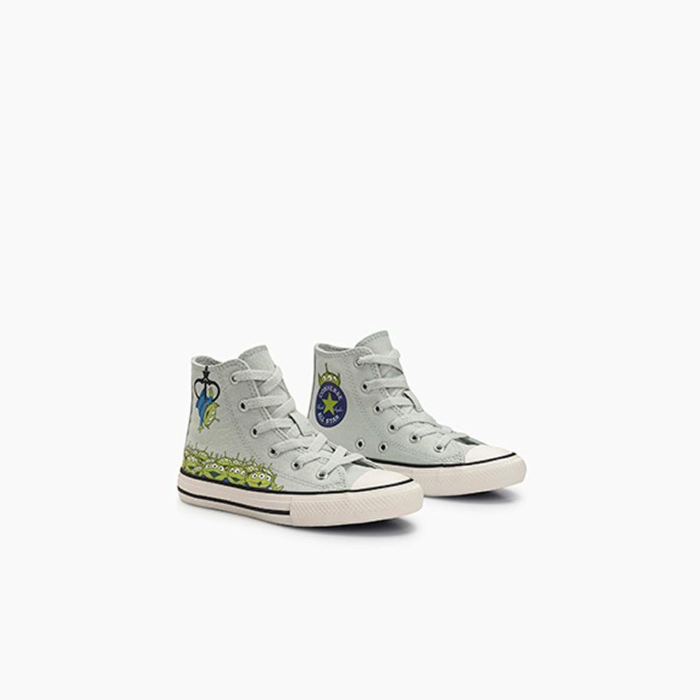 Tênis Juvenil Chuck Taylor All Star Pizza Planet Alto Verde Verde 2