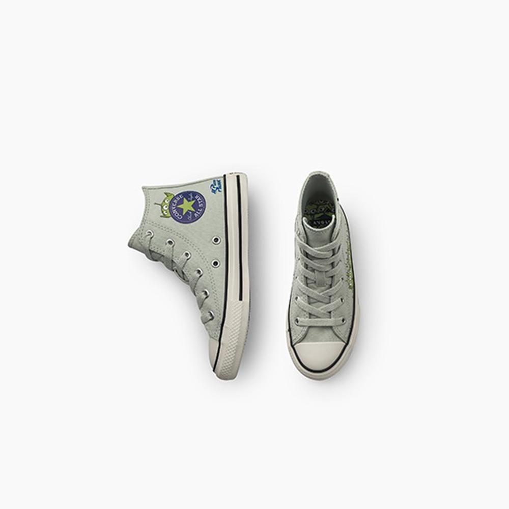 Tênis Juvenil Chuck Taylor All Star Pizza Planet Alto Verde Verde 4