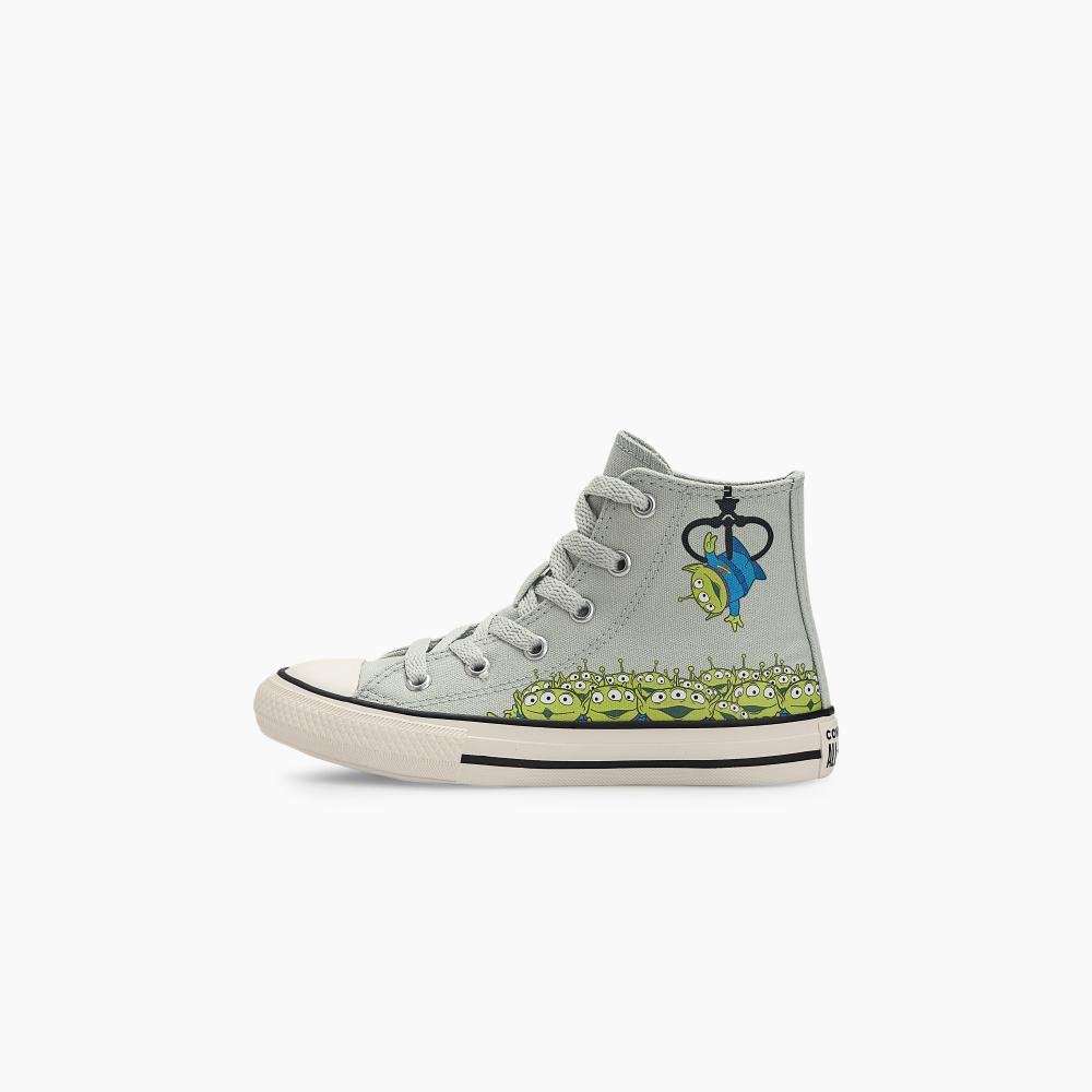 Tênis Juvenil Chuck Taylor All Star Pizza Planet Alto Verde Verde 5