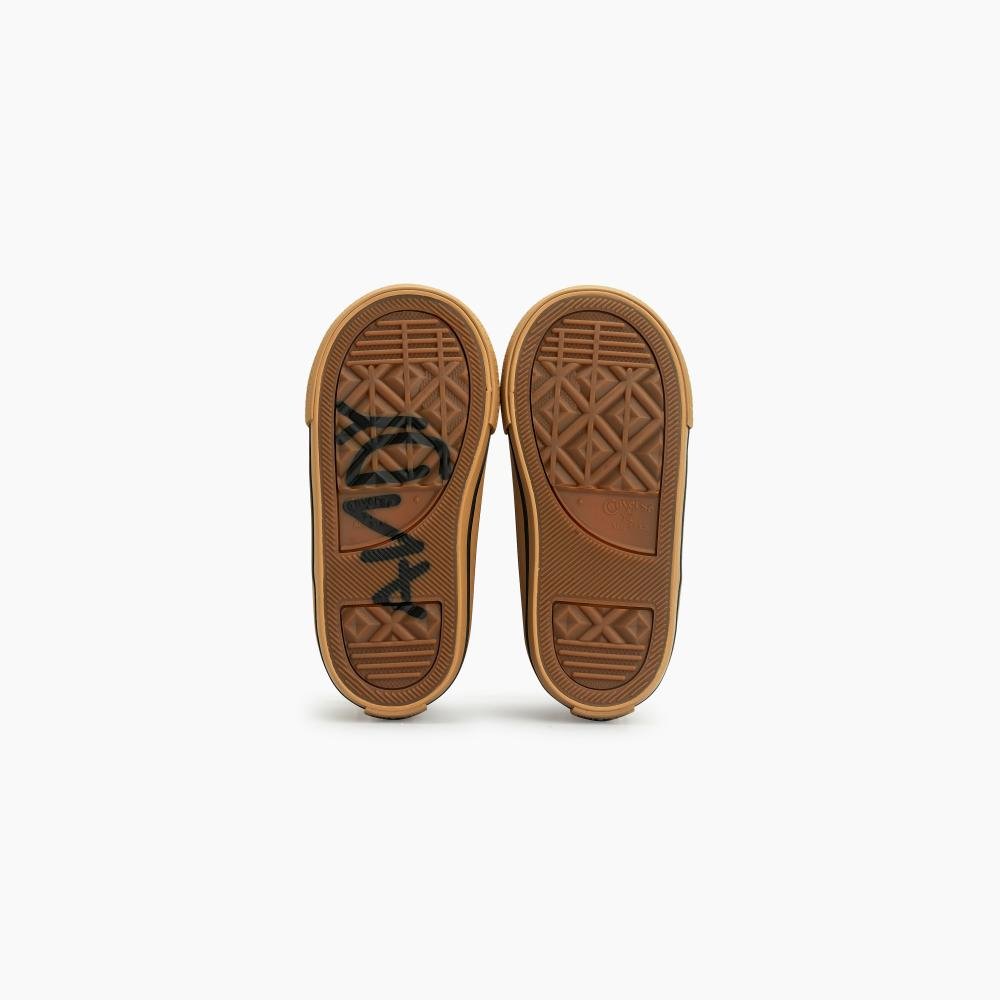 Tênis Criança Chuck Taylor All Star Woody Zíper Alto Bege Bege 7