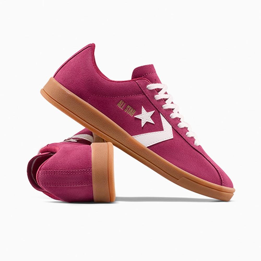 Tênis All Star Classic Trainer Suede Cano Baixo Rosa Rosa 2