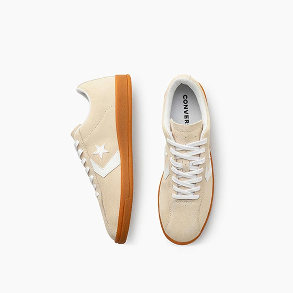 Tênis All Star Classic Trainer Suede Cano Baixo Bege Bege 4