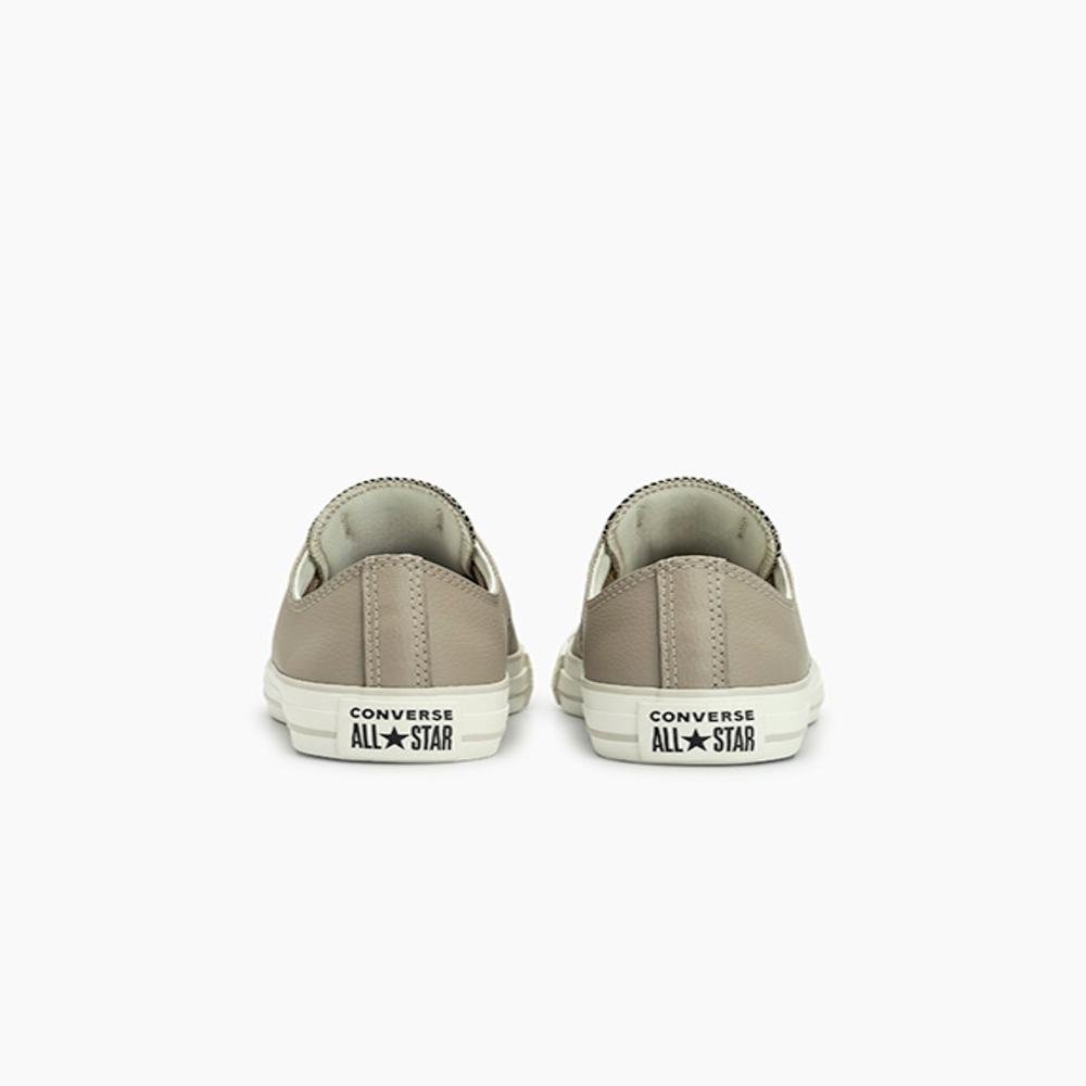 Tênis Chuck Taylor All Star Sintético Cano Baixo Bege Bege 7