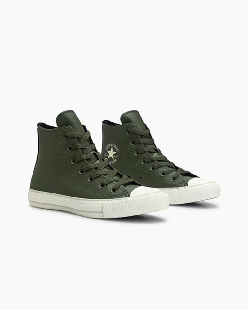 Tênis Chuck Taylor All Star Sintético Cano Alto Verde Verde 2