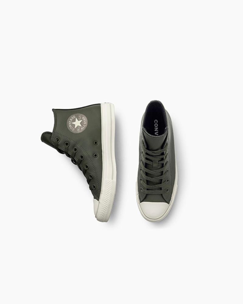 Tênis Chuck Taylor All Star Sintético Cano Alto Verde Verde 4