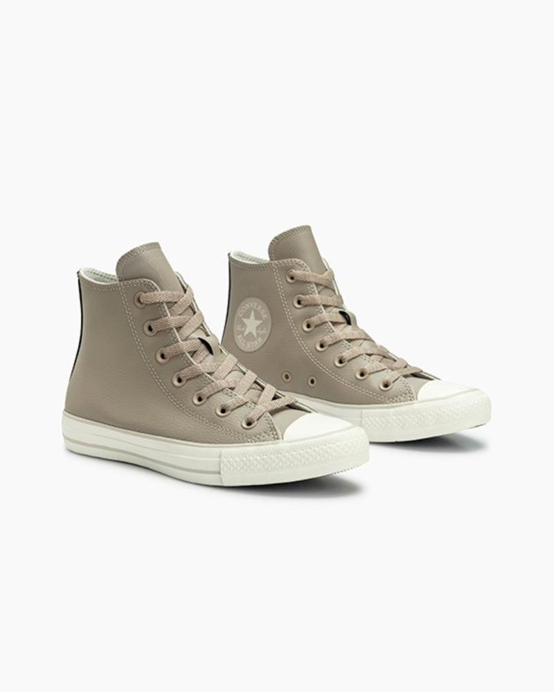 Tênis Chuck Taylor All Star Sintético Cano Alto Bege Bege 2