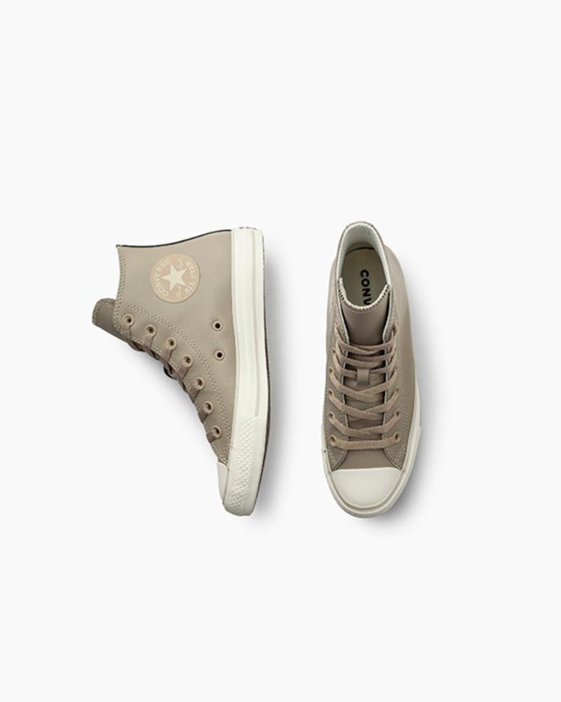 Tênis Chuck Taylor All Star Sintético Cano Alto Bege Bege 4