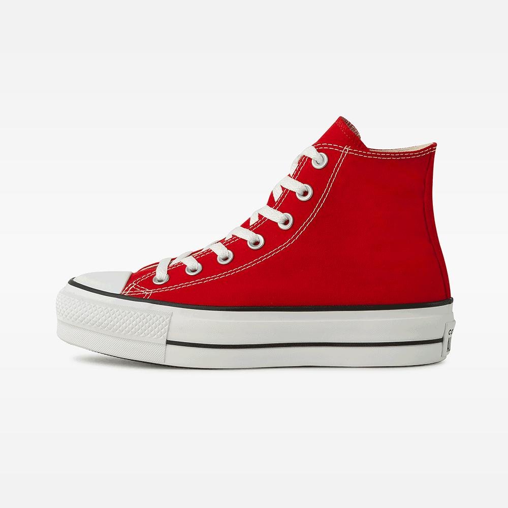 Tênis Chuck Taylor All Star Lift Canvas Cano Alto Vermelho Vermelho 5