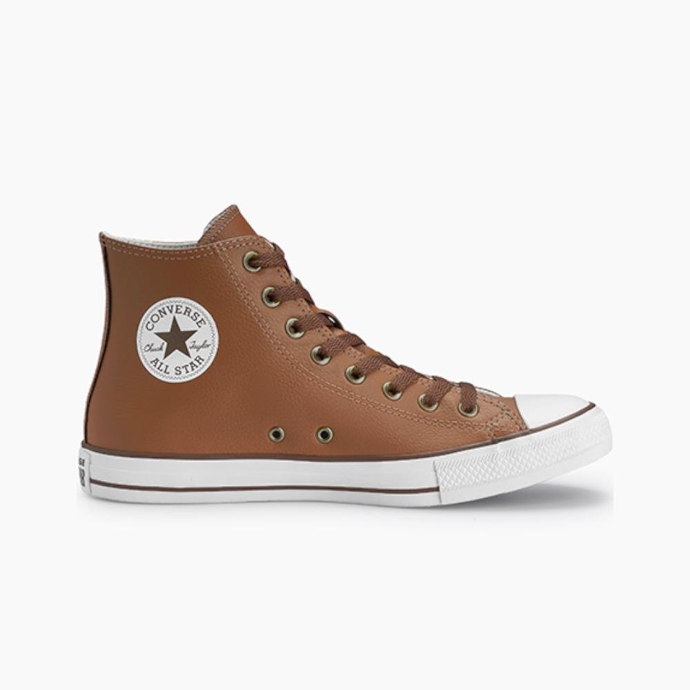 Tênis Chuck Taylor All Star Sintético Cano Alto Caramelo