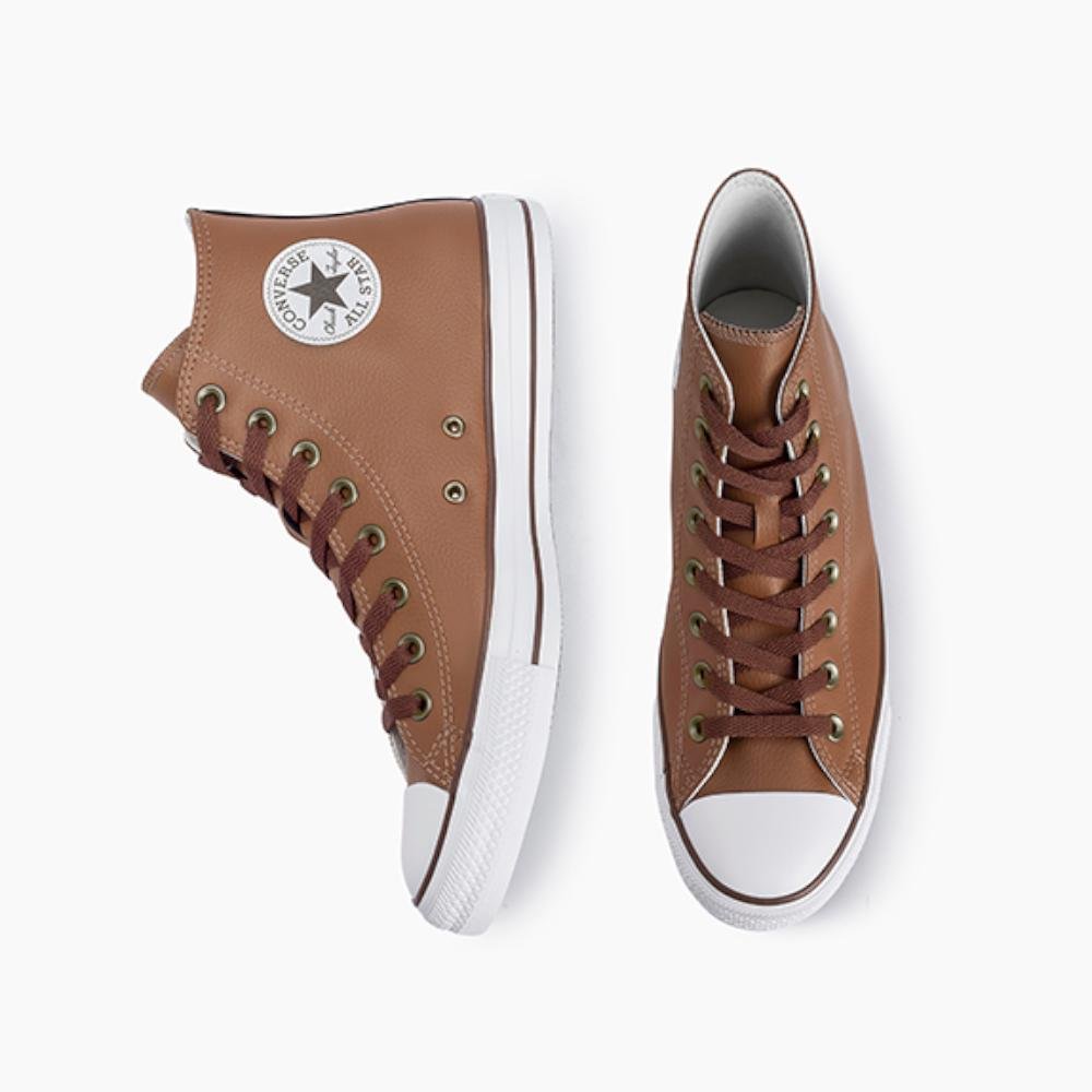 Tênis Chuck Taylor All Star Sintético Cano Alto Caramelo Caramelo 2