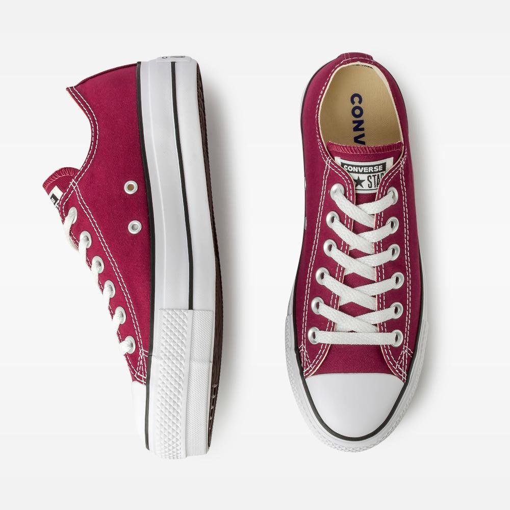 Tênis Chuck Taylor All Star Lift Canvas Cano Baixo Bordo Bordo 2